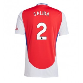 Arsenal William Saliba #2 Heimtrikot 2024-25 Kurzarm